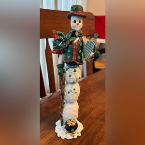 Lenox 2000 Shamrock Pencil Snowman